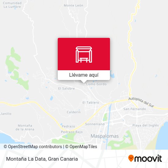 Mapa Montaña La Data