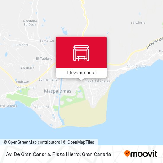 Mapa Av. De Gran Canaria, Plaza Hierro