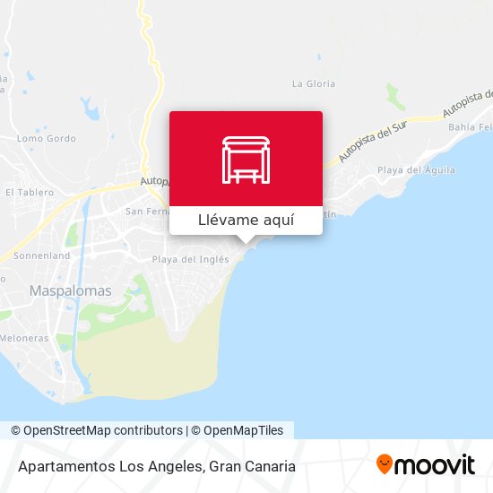 Mapa Apartamentos Los Angeles