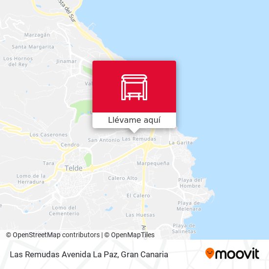 Mapa Las Remudas Avenida La Paz