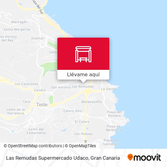 Mapa Las Remudas Supermercado Udaco