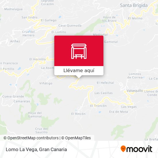 Mapa Lomo  La Vega
