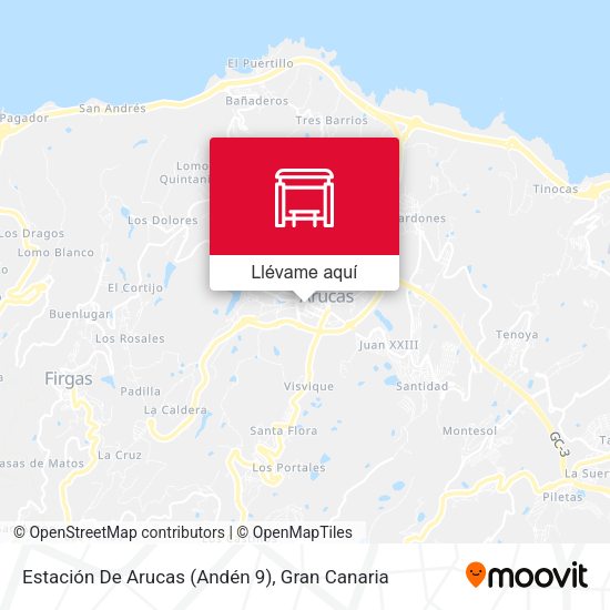 Mapa Estación De Arucas (Andén 9)
