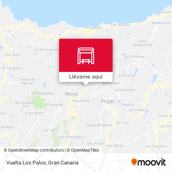 Mapa Vuelta Los Palos