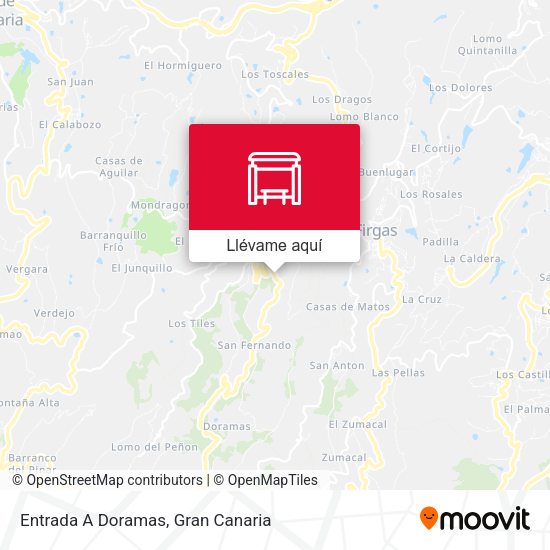 Mapa Entrada A Doramas