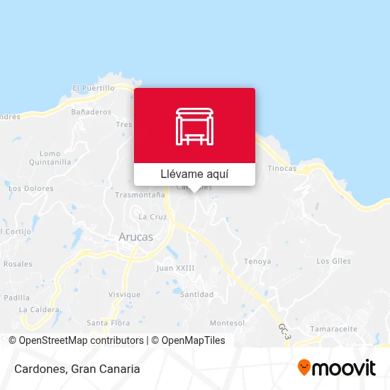 Mapa Cardones