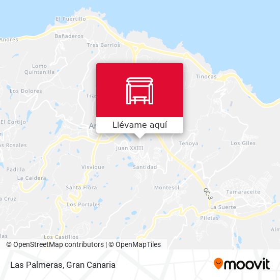 Mapa Las Palmeras