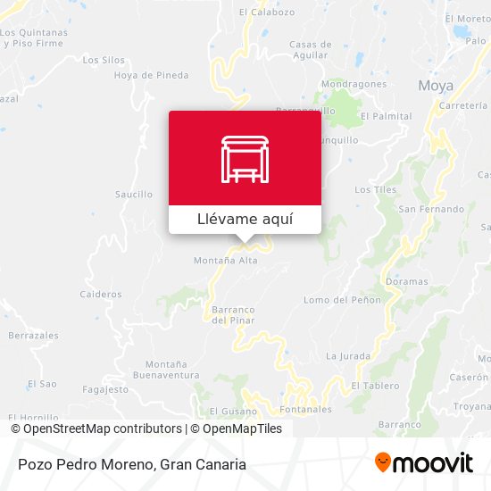 Mapa Pozo Pedro Moreno