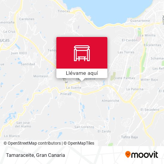 Mapa Tamaraceite