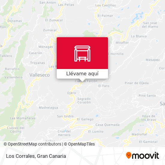 Mapa Los Corrales
