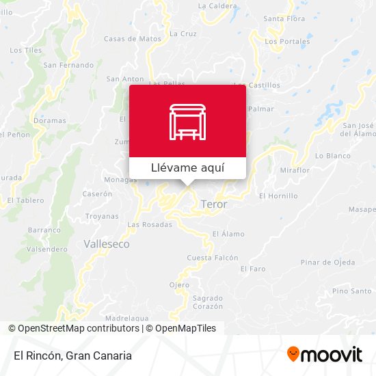 Mapa El Rincón