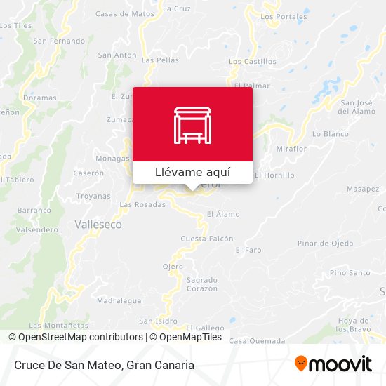 Mapa Cruce De San Mateo