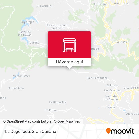 Mapa La Degollada