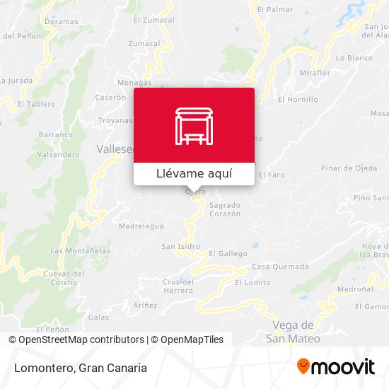 Mapa Lomontero