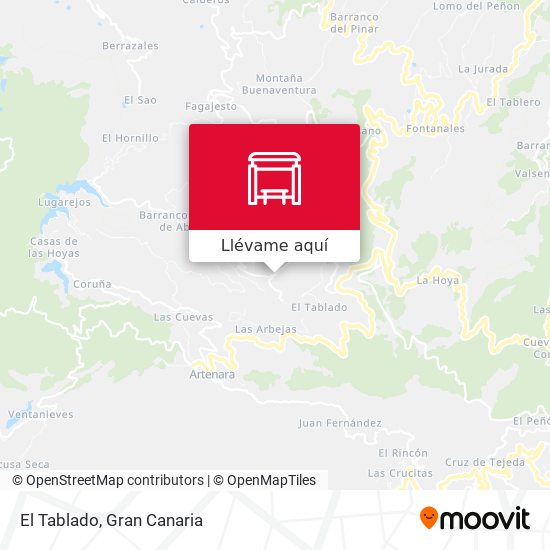 Mapa El Tablado