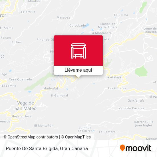 Mapa Puente De Santa Brígida
