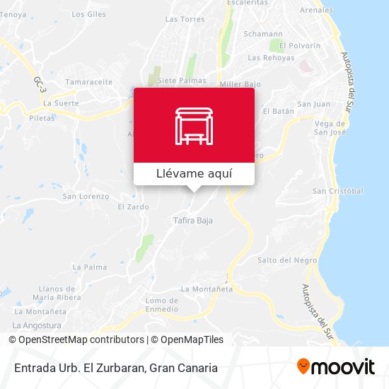 Mapa Entrada Urb. El Zurbaran