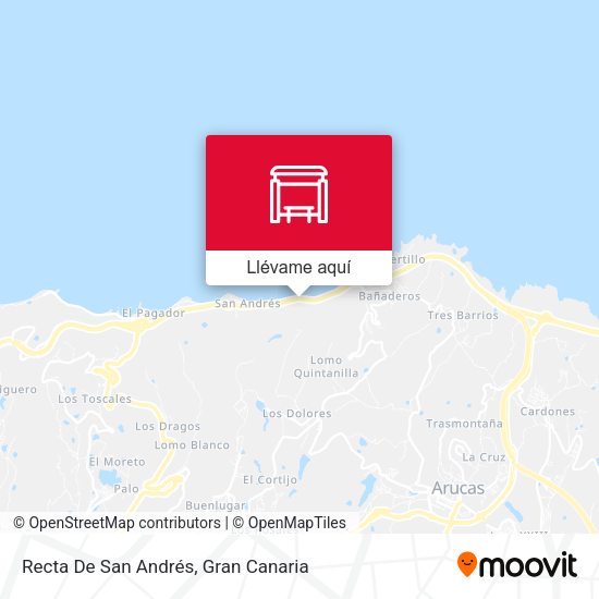 Mapa Recta De San Andrés