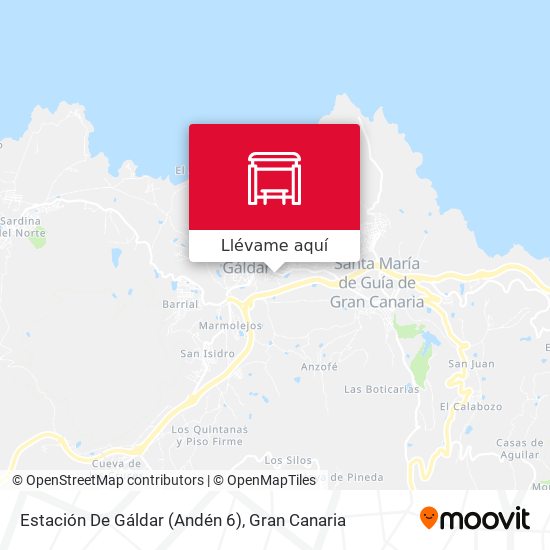 Mapa Estación De Gáldar (Andén 6)
