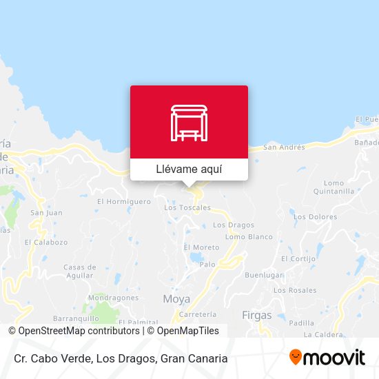 Mapa Cr. Cabo Verde, Los Dragos