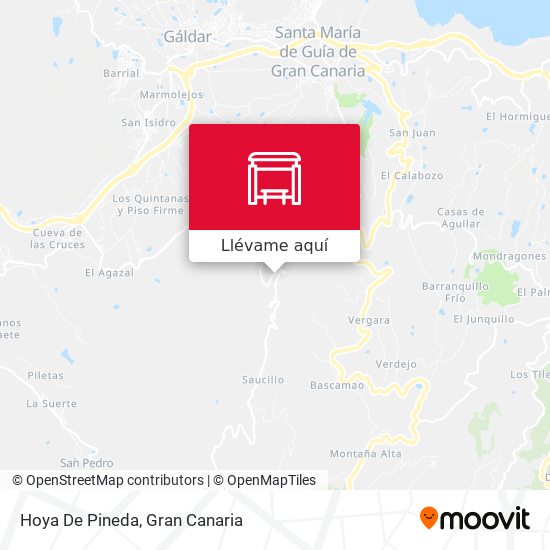 Mapa Hoya De Pineda