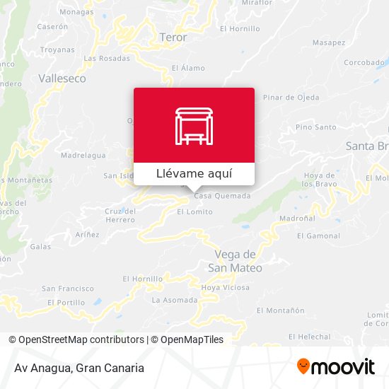 Mapa Av Anagua