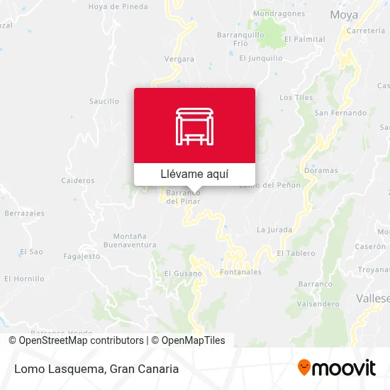 Mapa Lomo Lasquema