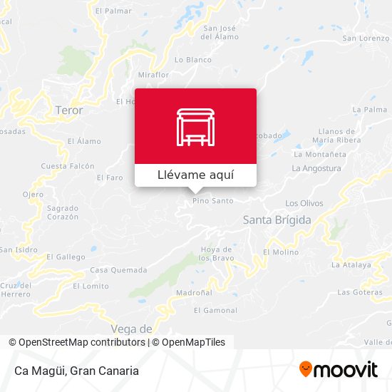 Mapa Ca Magüi