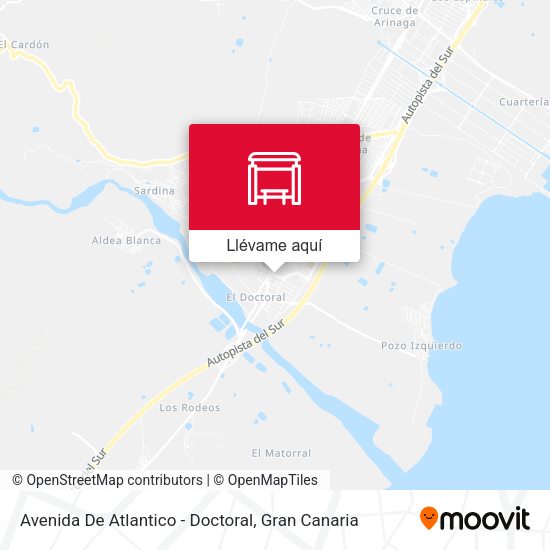 Mapa Avenida De Atlantico - Doctoral
