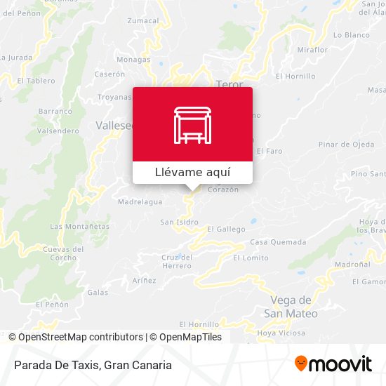 Mapa Parada De Taxis