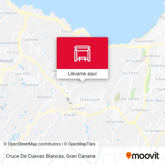 Mapa Cruce De Cuevas Blancas
