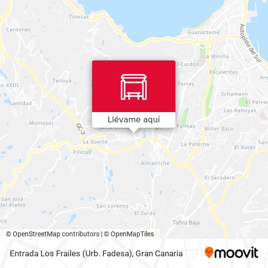 Mapa Entrada Los Frailes (Urb. Fadesa)