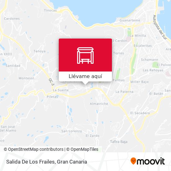 Mapa Salida De Los Frailes