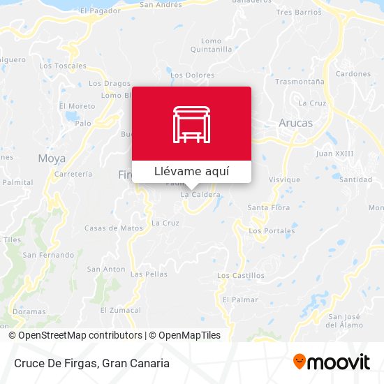 Mapa Cruce De Firgas