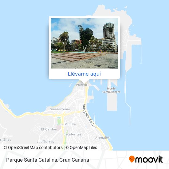 Mapa Parque Santa Catalina