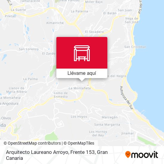 Mapa Arquitecto Laureano Arroyo, Frente 153