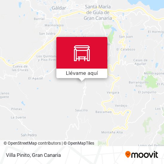 Mapa Villa Pinito