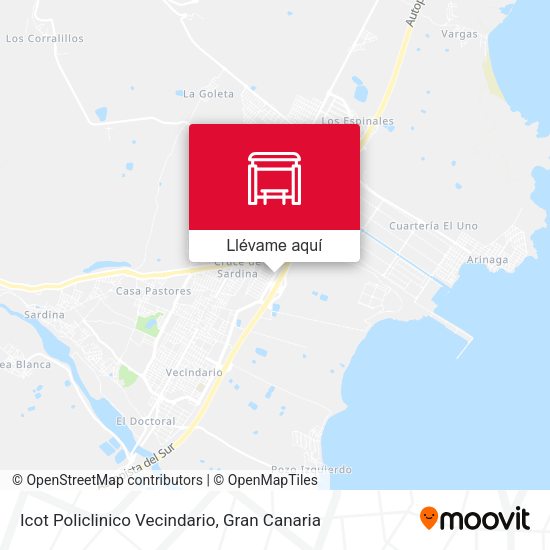 Mapa Icot Policlinico Vecindario