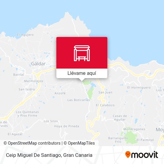 Mapa Ceip Miguel De Santiago