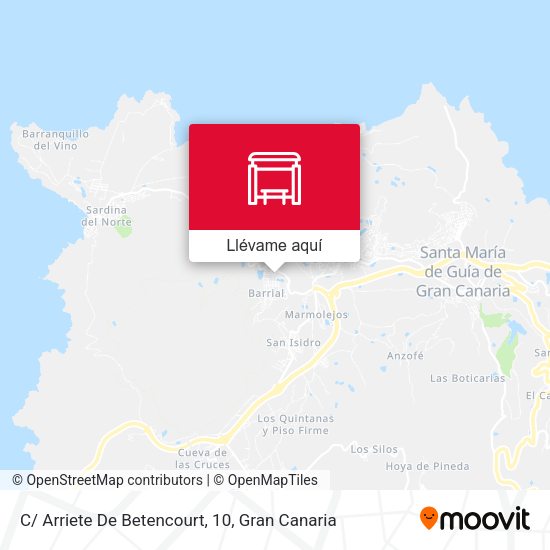Mapa C/ Arriete De Betencourt, 10