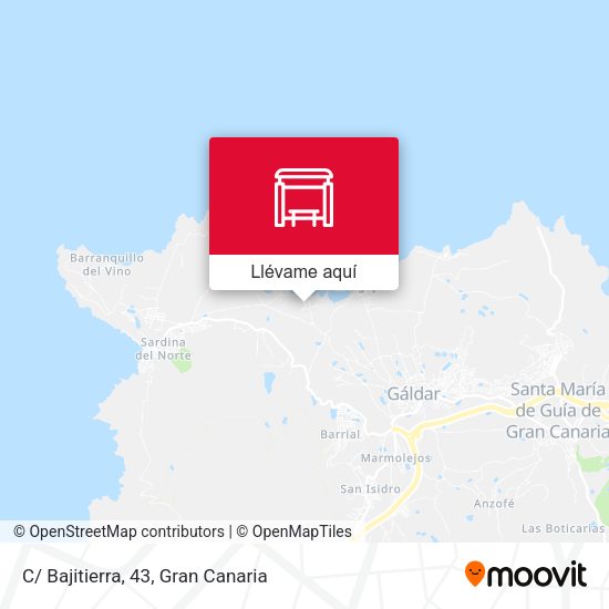 Mapa C/ Bajitierra, 43