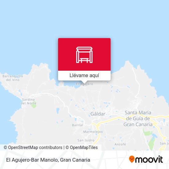 Mapa El Agujero-Bar Manolo