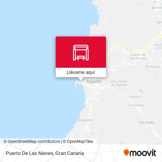 Mapa Puerto De Las Nieves