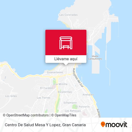 Mapa Centro De Salud Mesa Y Lopez