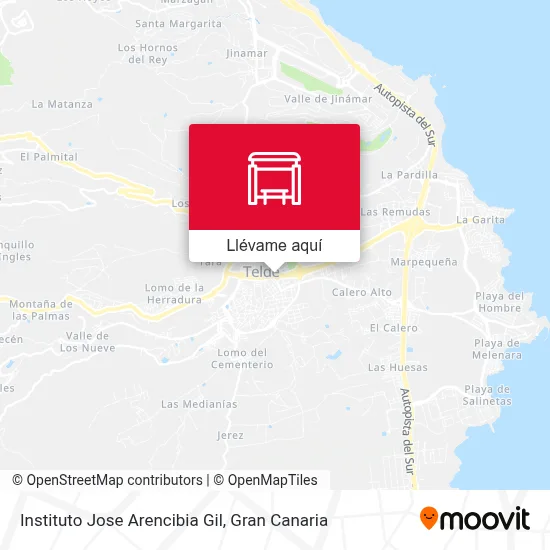 Mapa Instituto Jose Arencibia Gil