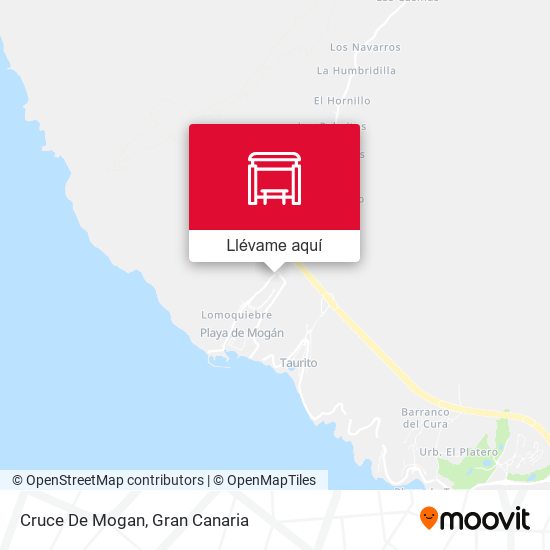 Mapa Cruce De Mogan