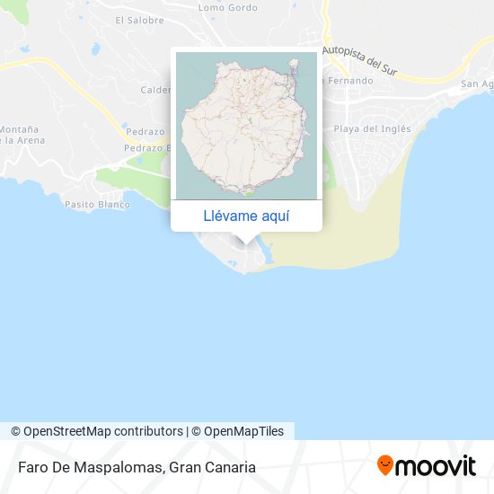 Mapa Faro De Maspalomas