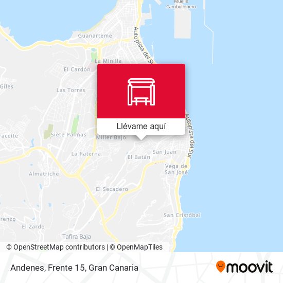 Mapa Andenes, Frente 15