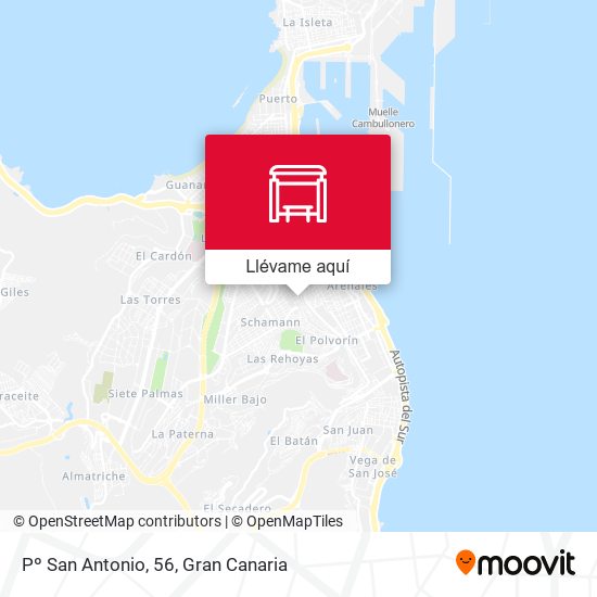Mapa Pº San Antonio, 56