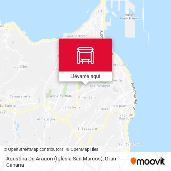 Mapa Agustina De Aragón (Iglesia San Marcos)